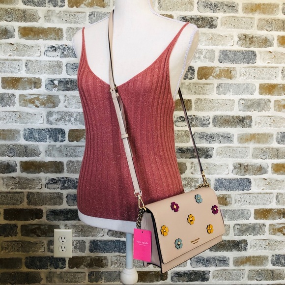 Kate Spade Cameron Flower Convertible Crossbody - Picture 7 of 11